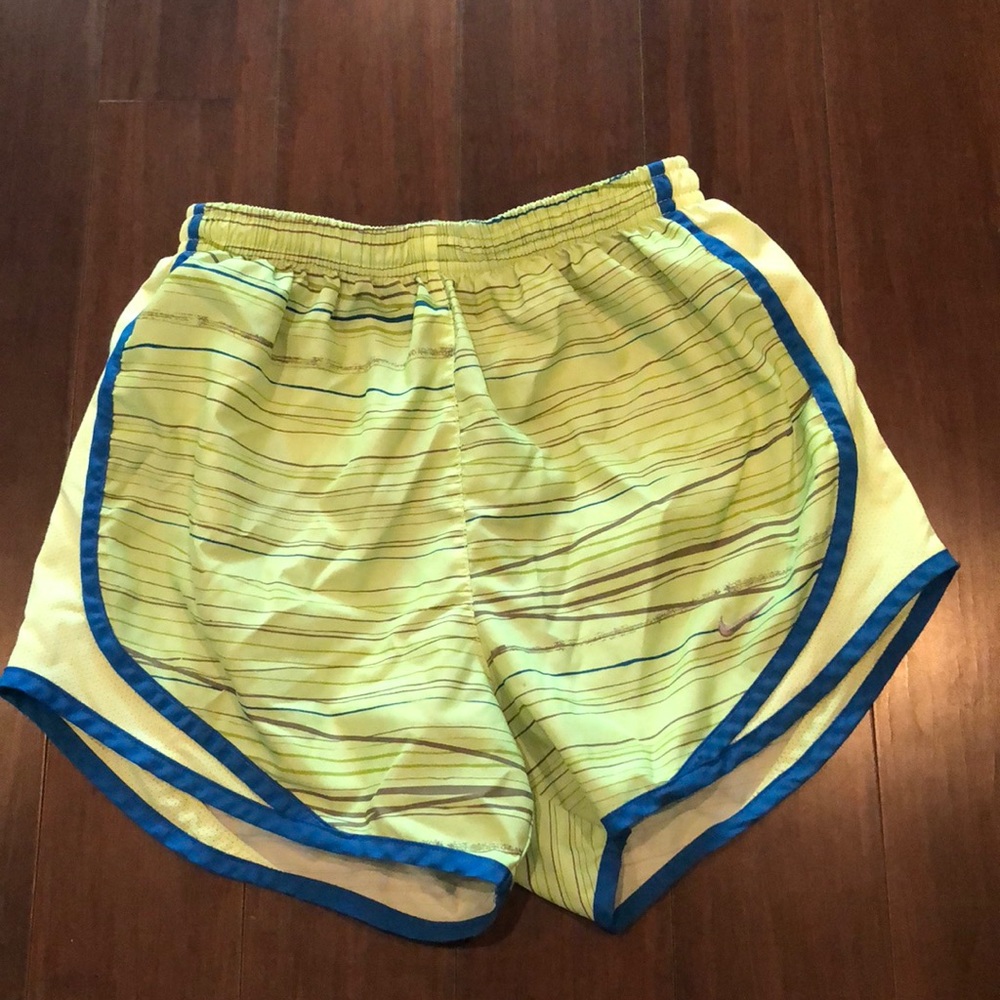 Green Nike shorts